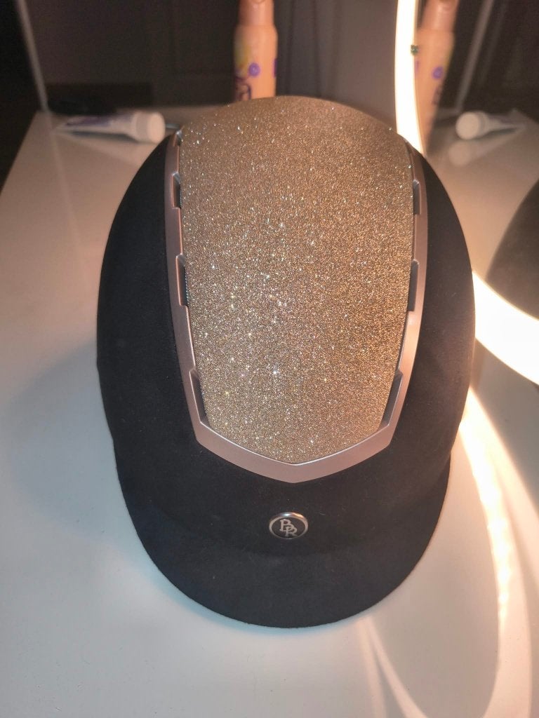 RBR gliter paardrijhelm - Maat 57 - Nooit gedragen, Animaux & Accessoires, Vêtements d'équitation, Autres marques, Polyvalence