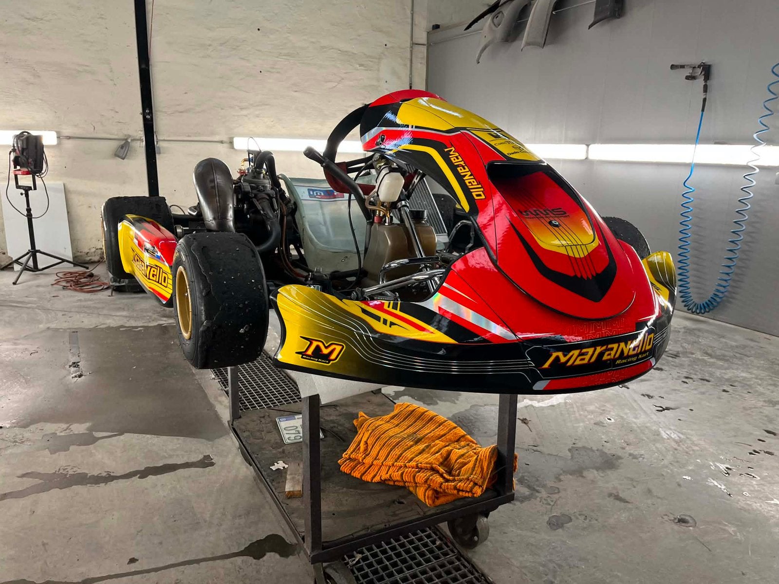 Kart CRG Mini KZ, 6 versnellingen, KTM motor, Ophalen, Zo goed als nieuw, Kart