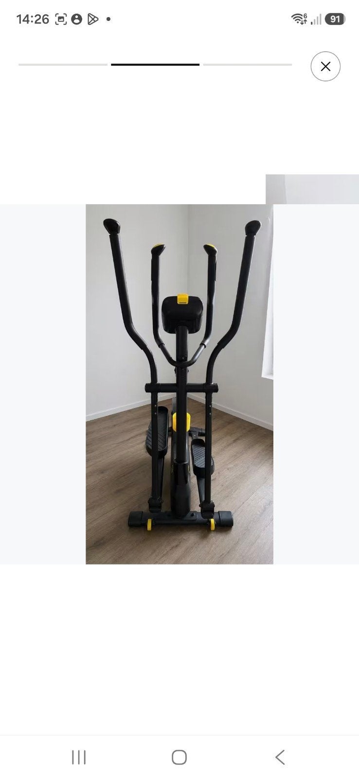 Zelfaandrijvende crosstrainer, Ophalen, Zo goed als nieuw, Crosstrainer