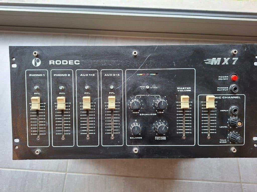 mengpaneel Rodec MX7, Muziek en Instrumenten, Ophalen, Gebruikt, Microfooningang