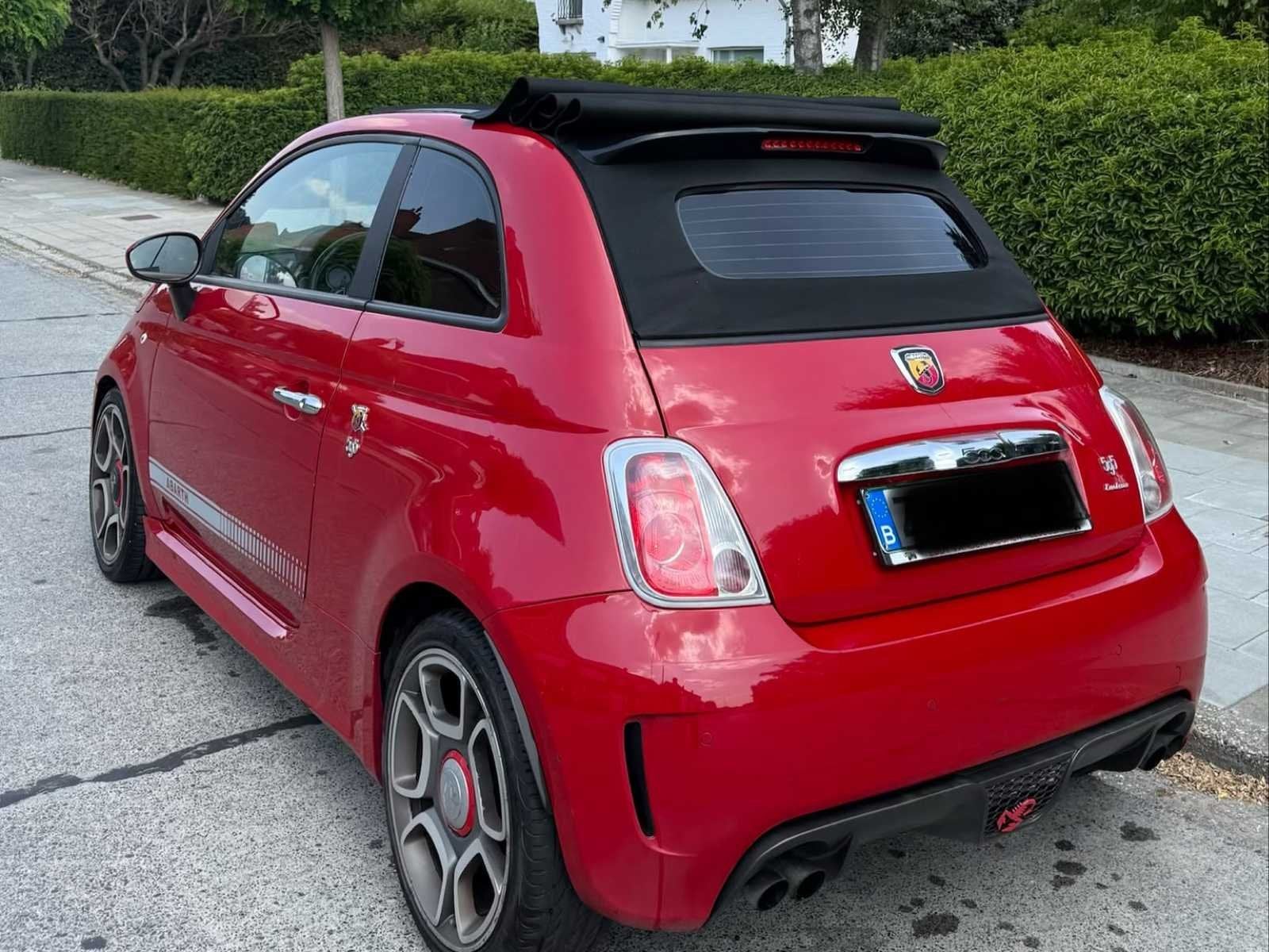 2013 Fiat 500 Abarth C 1.4 T Jet Cabriolet Auto, Auto's, Gebruikt, Cabriolet, Bedrijf, Te koop