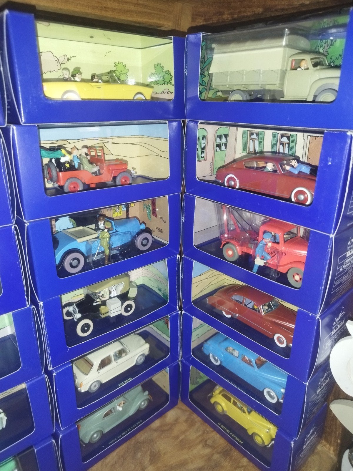 kuifje collectie, Ophalen