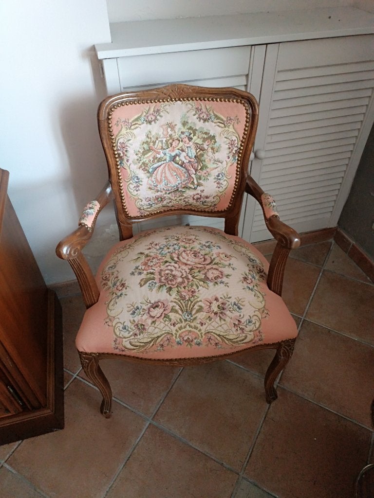Joli fauteuil de style Louis XV (cabriolet), Enlèvement