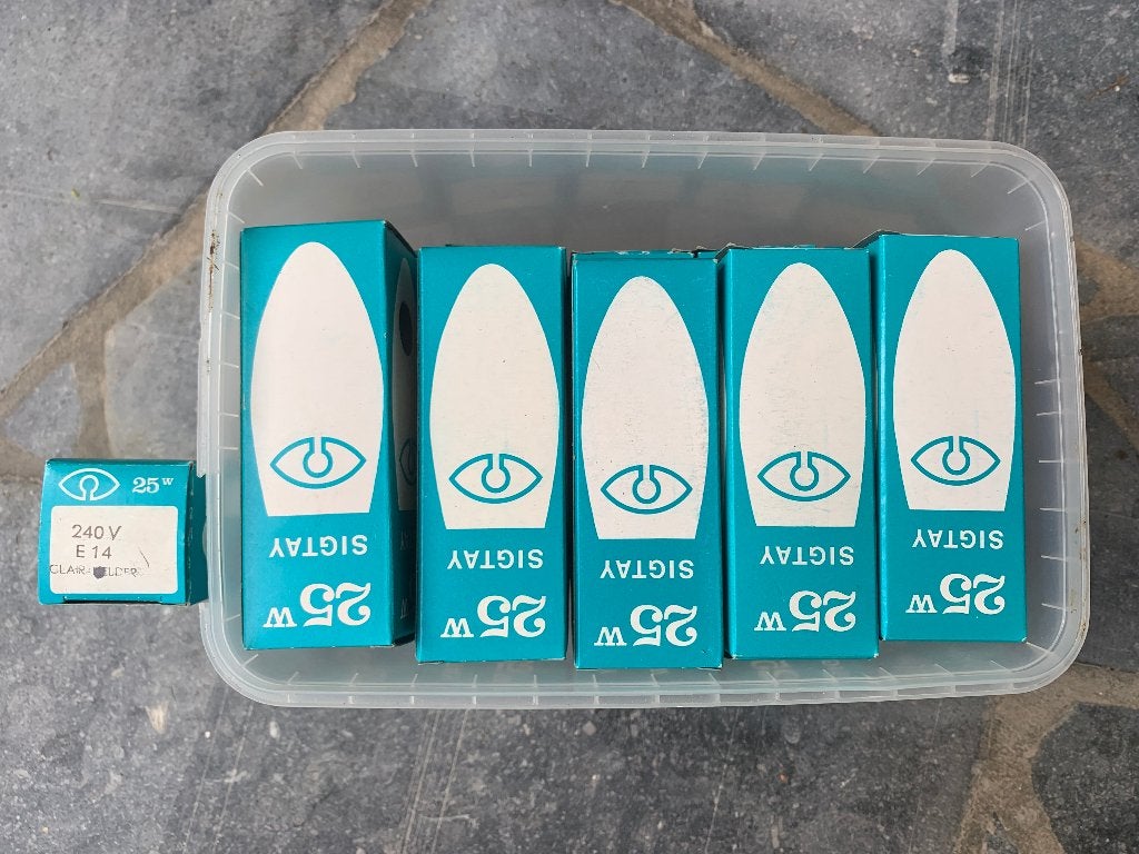 SIGMA gloeilampen 25W – E14 fitting (kaarsvorm), Ophalen of Verzenden