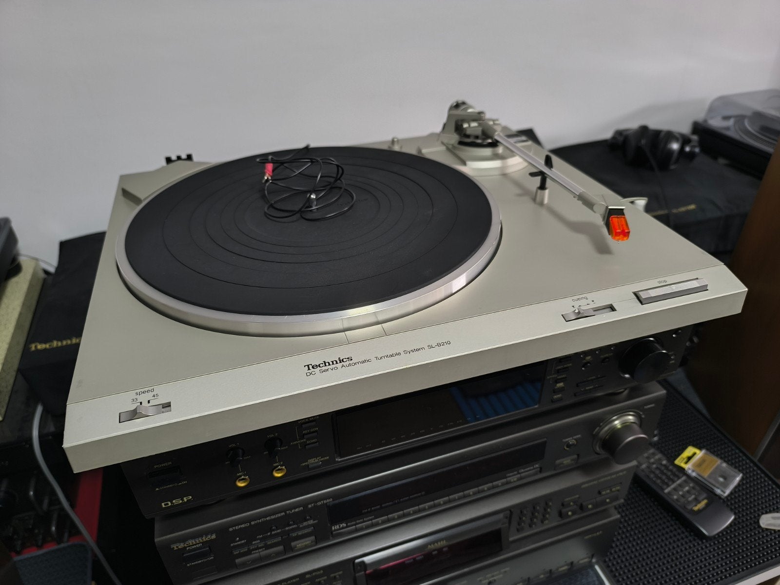 TECHNICS SL-B210 - DC Servo Automatic Turtable System, Ophalen, Automatisch, Zo goed als nieuw, Platenspeler
