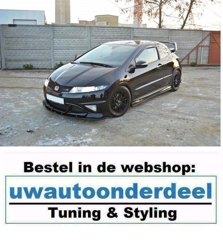 Maxton Spoiler Lip Splitter Voor Honda Civic MK8 Type R, Verzenden