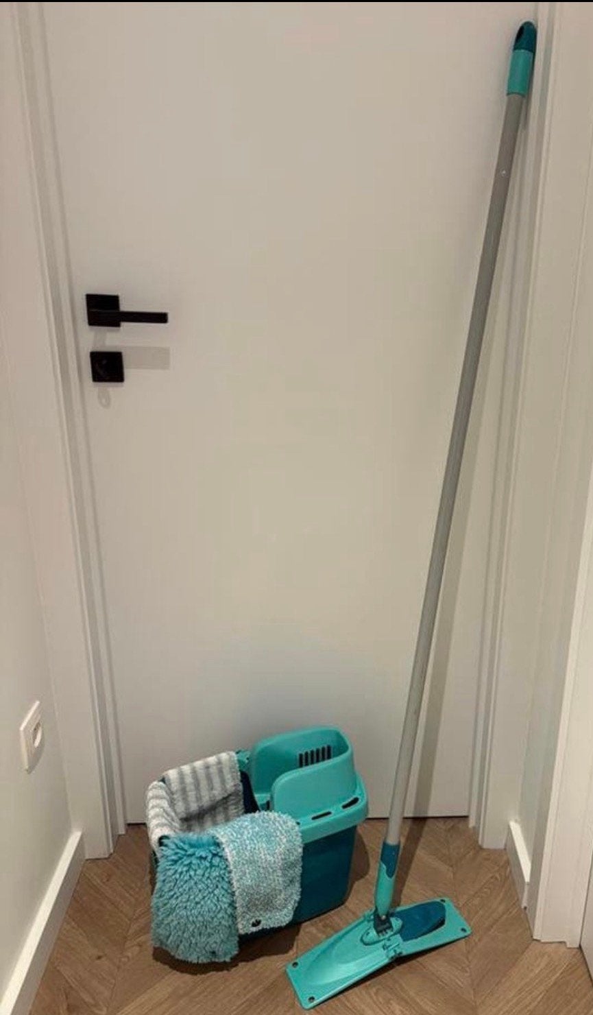 Leifheit Combi Clean vloerwisser M-compleet ststeem+4 doeken, Enlèvement, Seau, Bac ou Chariot à balais