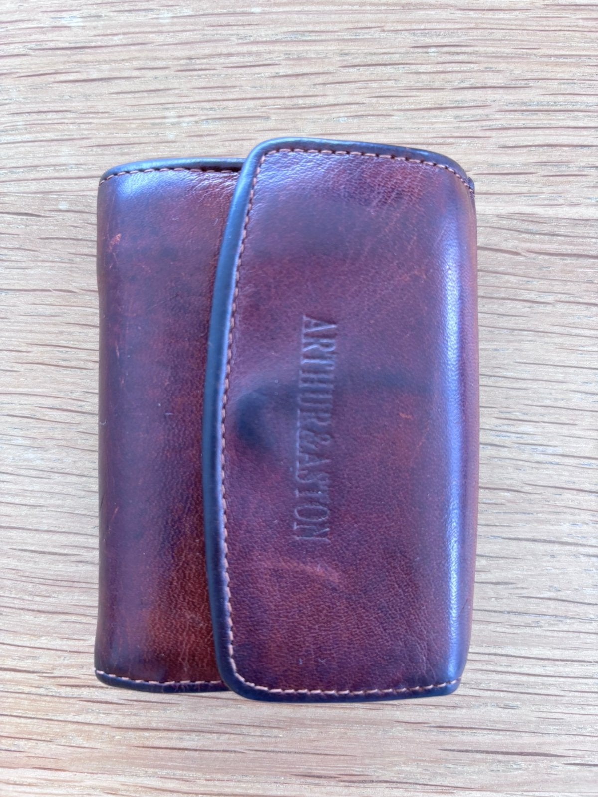 Lederen portefeuille Arthur & Aston - dames, Overige merken, Gebruikt, Bruin, Ophalen of Verzenden