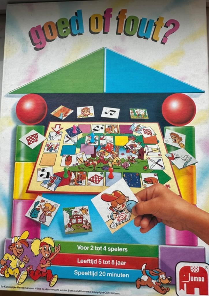 Jeu de plateau vintage, vrai ou faux ? JUMBO, Enlèvement ou Envoi, Comme neuf