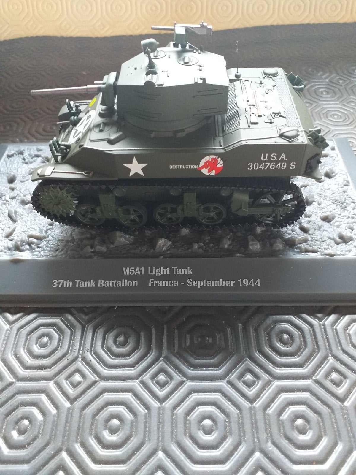 Tank M5 A1, Verzamelen, Militaria | Algemeen, Ophalen of Verzenden
