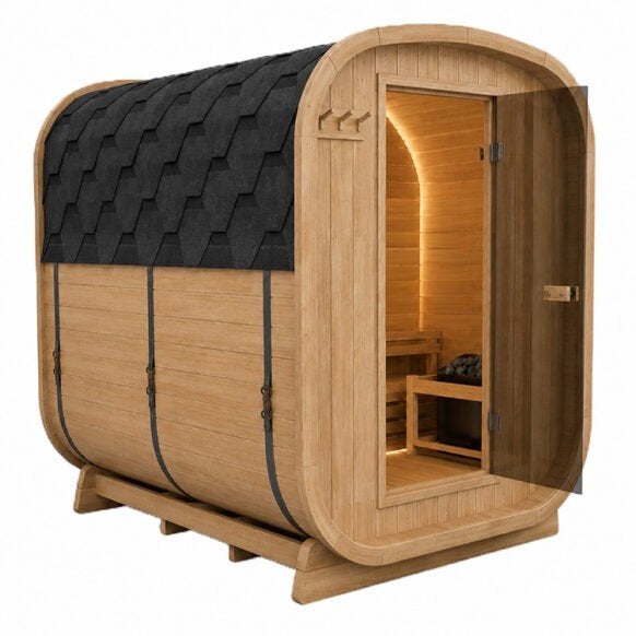 Cube Buitensauna SKOG ÜKS150 White Cedar, Ophalen of Verzenden, Nieuw