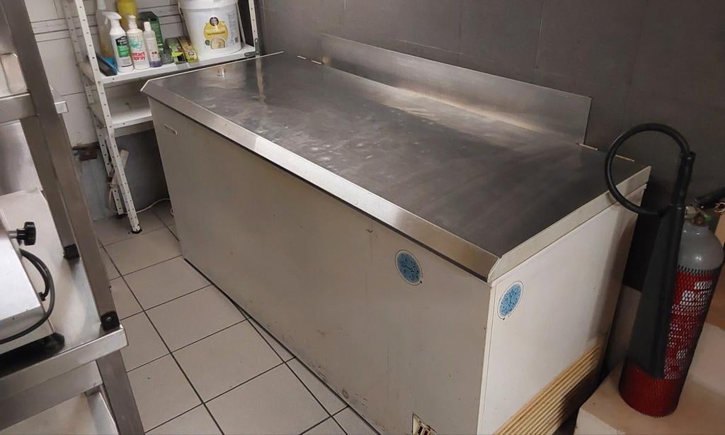 Diepvries met inox/RVS tablet, Elektronische apparatuur, Ophalen