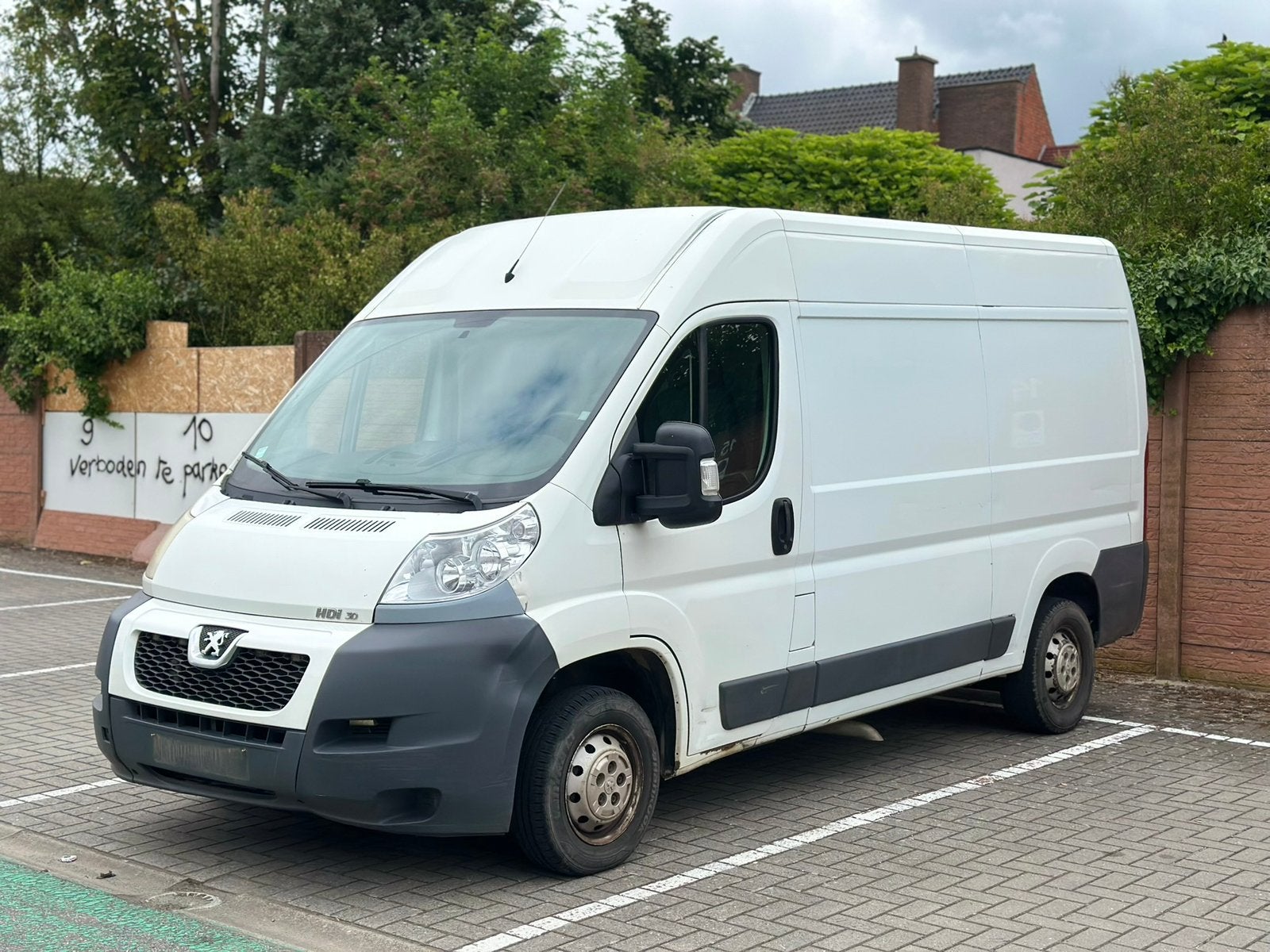 Peugeot Boxer L2H2 3.0 Diesel Airco Euro 5, Auto's, Euro 5, Zwart, Wit, 5 deurs