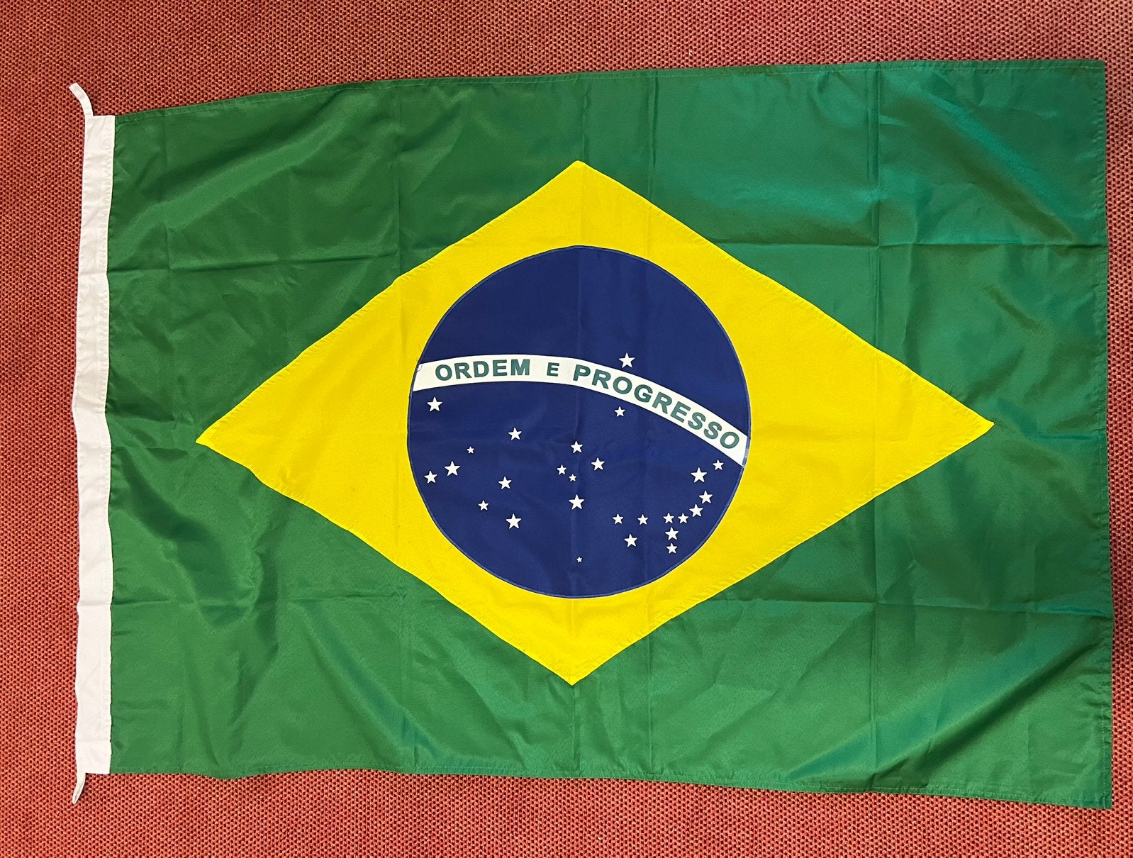 Grote vlag Brazilië in nieuwe staat, Divers, Drapeaux & Banderoles, Enlèvement, Comme neuf
