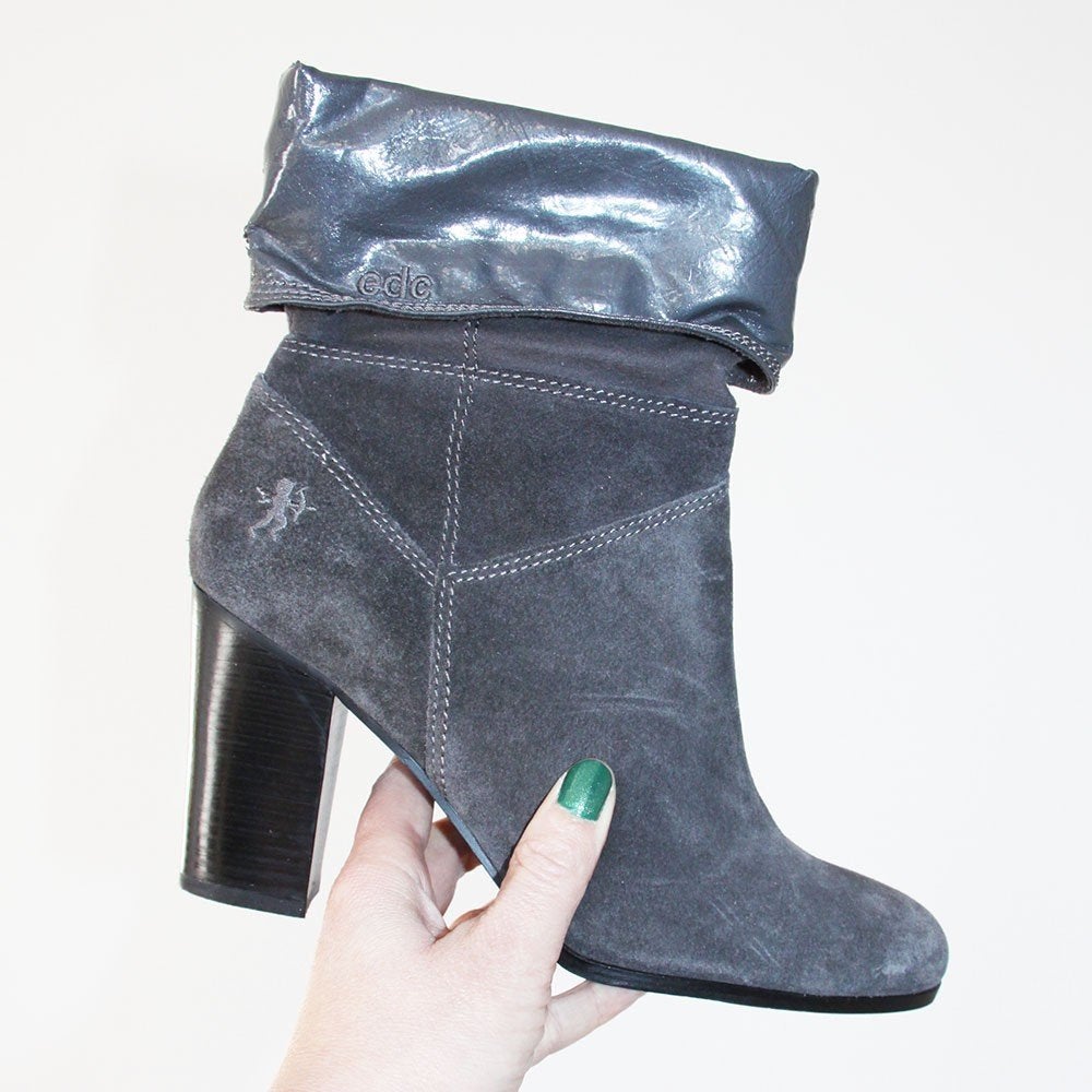 Belles bottes EDC en daim - s8 (taille 39) €55, -, Neuf, Gris, Boots et Botinnes, EDC