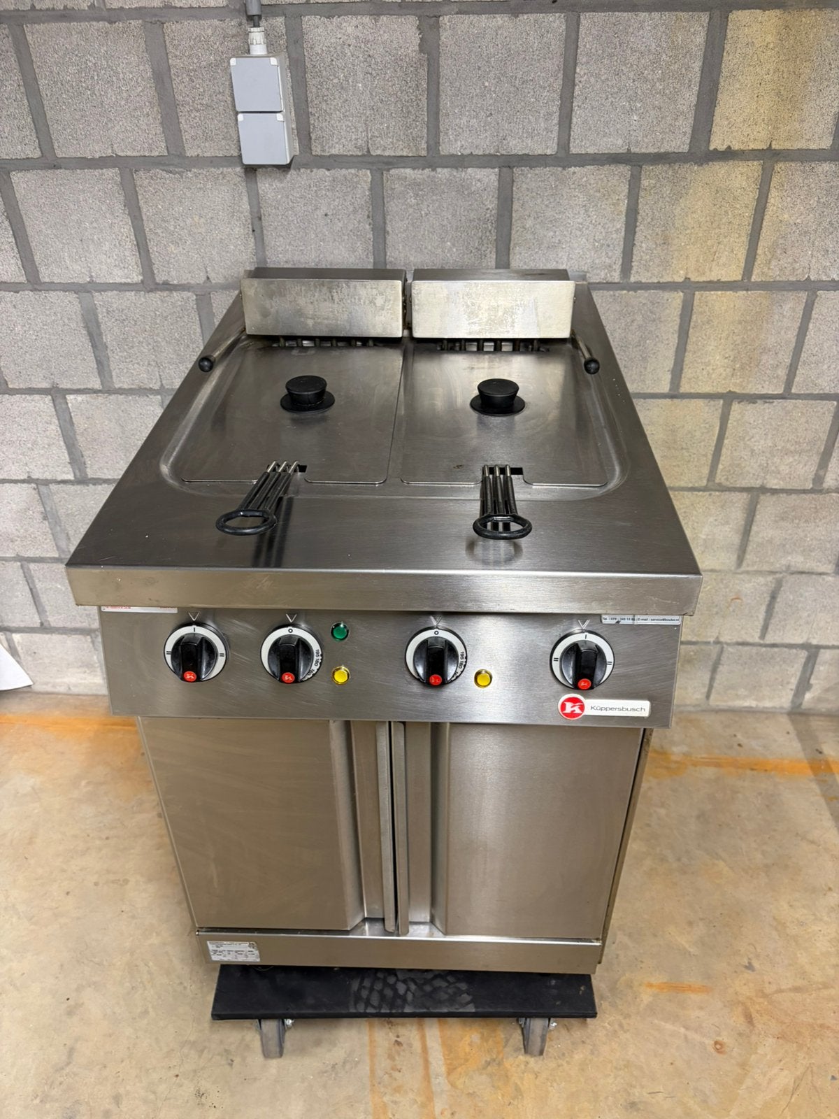 Friteuse KÜPPERSBUSCH 2x10L elektrisch, Ophalen, Gebruikt, Fornuis, Frituur en Grillen