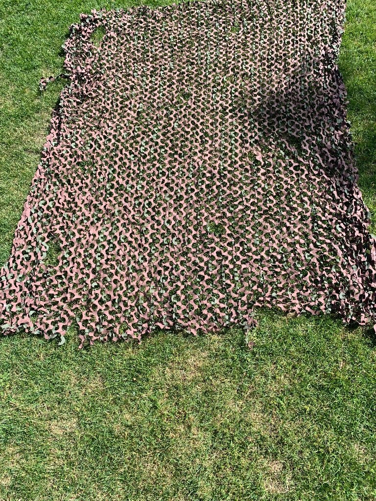 Camflouflage net 3m op 3,50m, Jardin & Terrasse, Tonnelles, Moins de 2 mètres, Utilisé, Autres types, Enlèvement