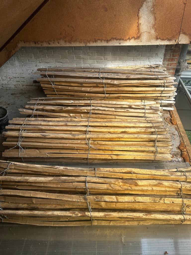 Schapenhek kastanjehout, Tuin en Terras, Ophalen, Zo goed als nieuw, Hout, Overige typen