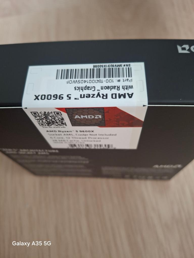 Amd ryzen 5 9600x gloednieuw, Computers en Software, Interne voedingen, Ophalen of Verzenden