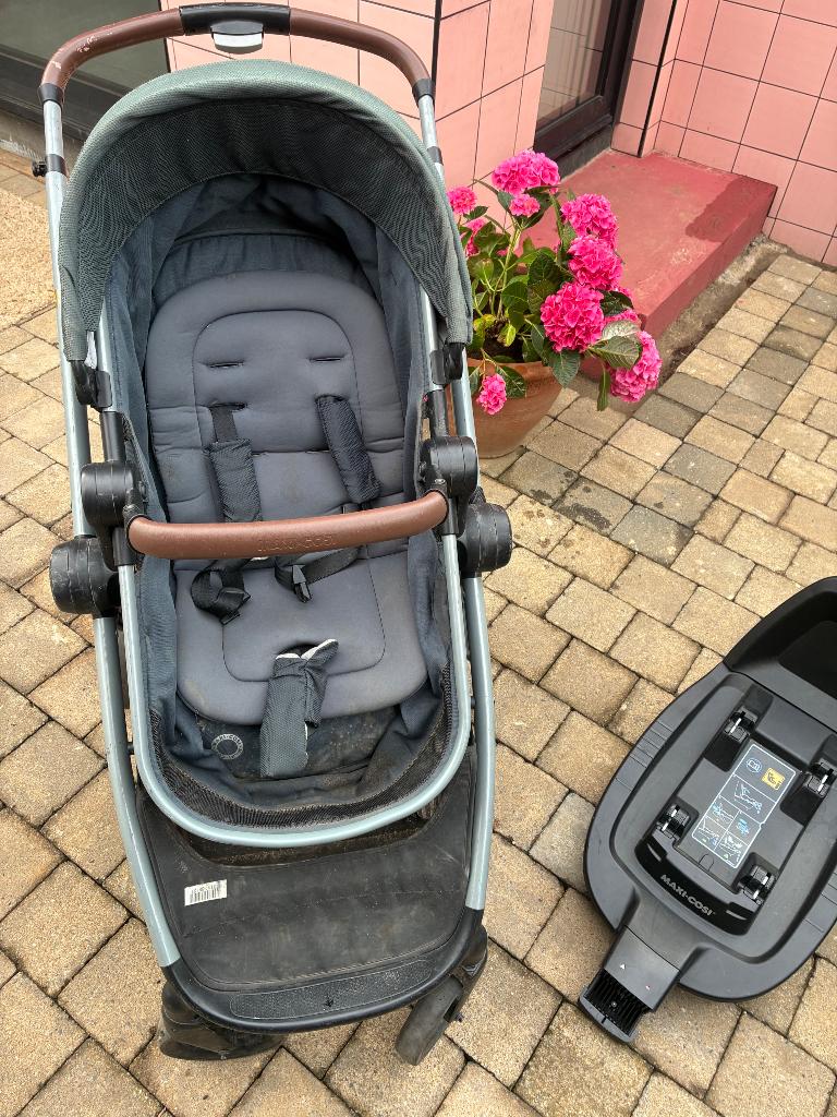 Maxi-Cosi autostoel en buggy, Kinderen en Baby's, Autostoeltjes, Ophalen, Gebruikt, Maxi-Cosi, Isofix