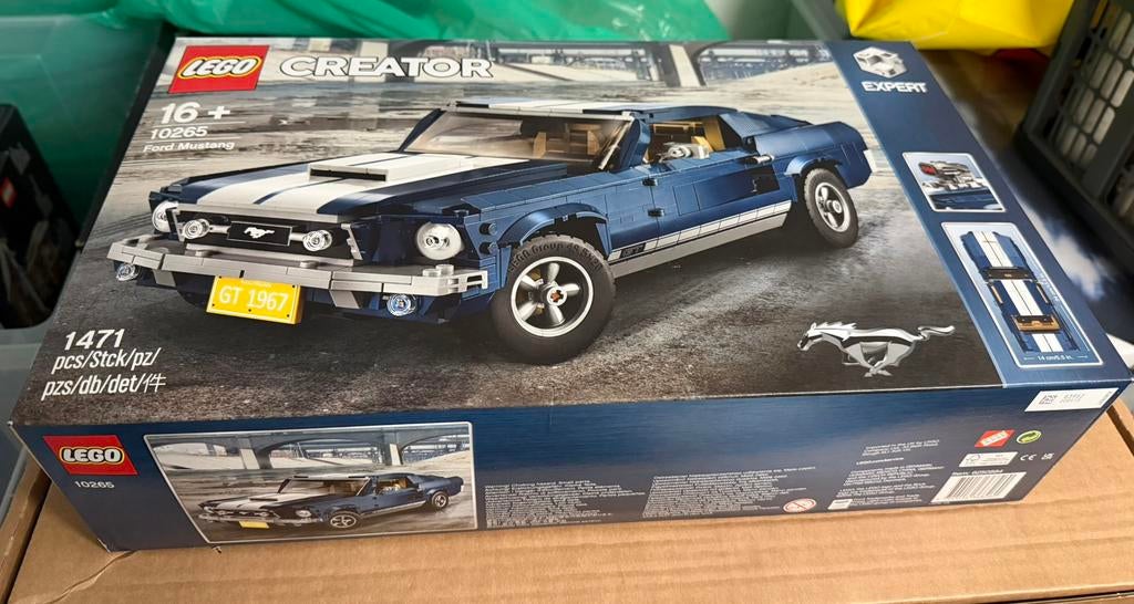 LEGO Creator Ford Mustang GT Set 10265 sealed, Ophalen, Zo goed als nieuw, Lego