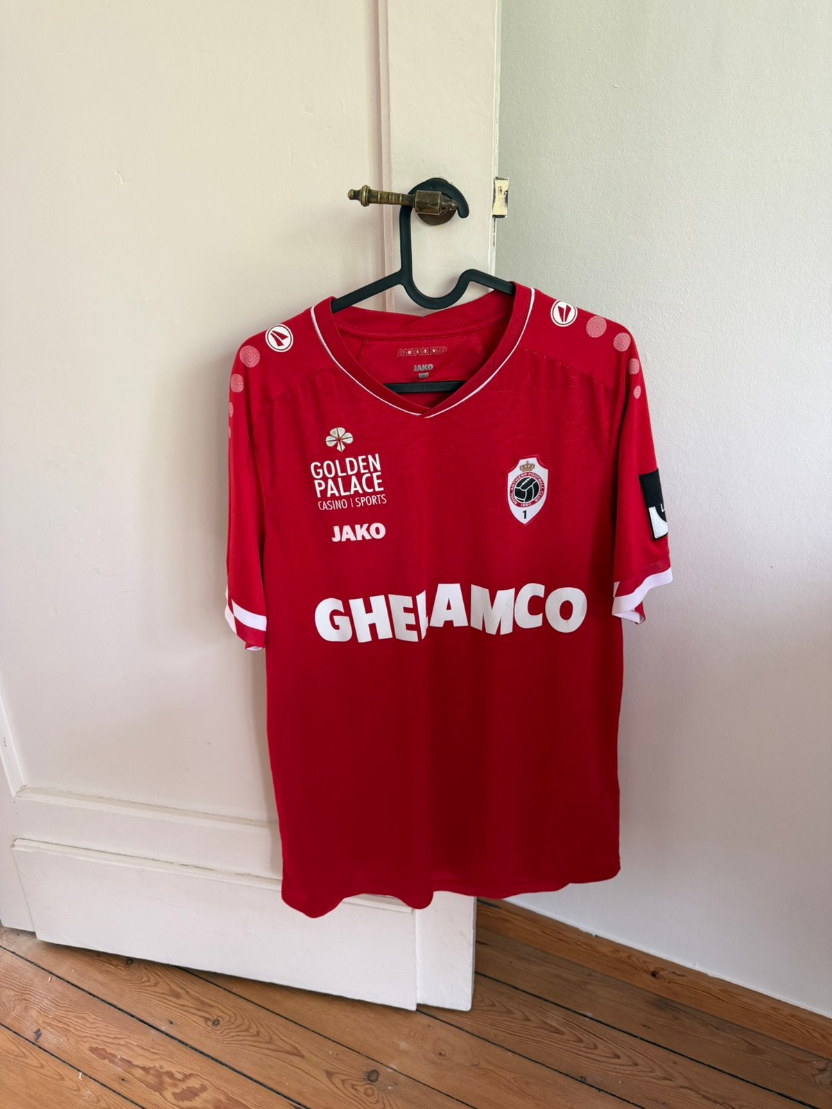Gedragen en gesigneerd shirt Engels RAFC, Ophalen of Verzenden, Zo goed als nieuw, Shirt