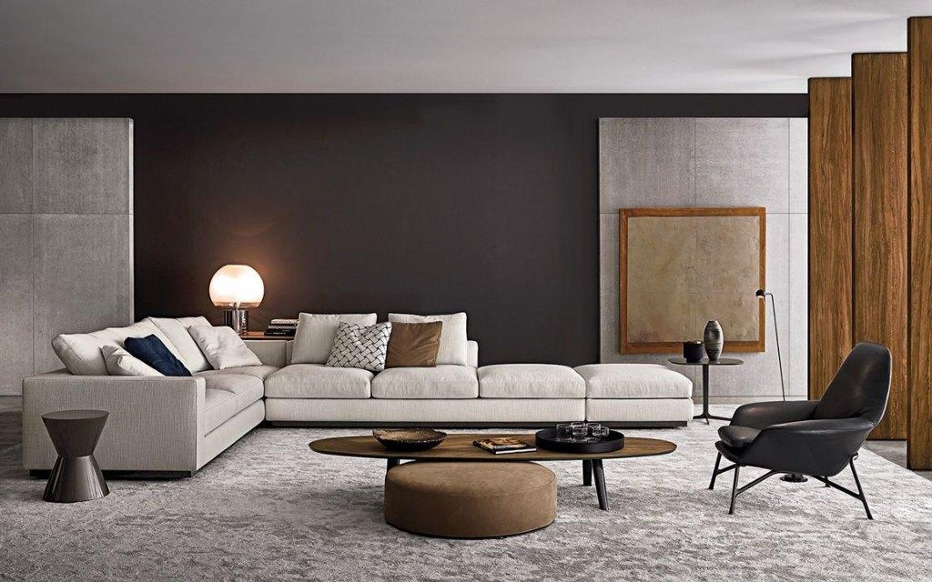 RECHERCHE: Minotti Andersen — Achat immédiat, Enlèvement ou Envoi, Banc d'angle, Design Bankstellen Minotti