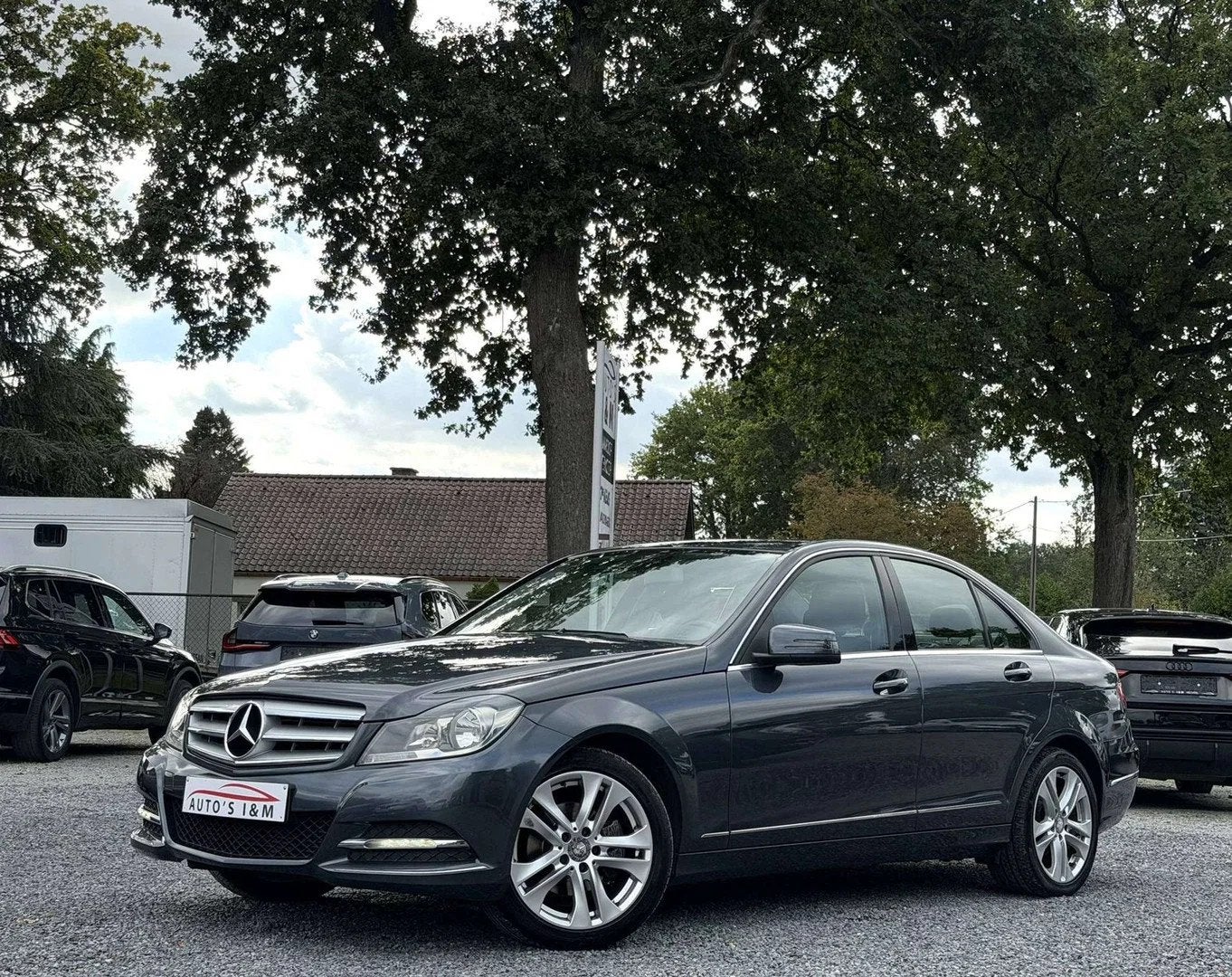 Mercedes-Benz C-CLASS 200 CDI Automaat 2012 Facelift Airco C, Autos, 100 kW, Argent ou Gris, Achat, 4 portes