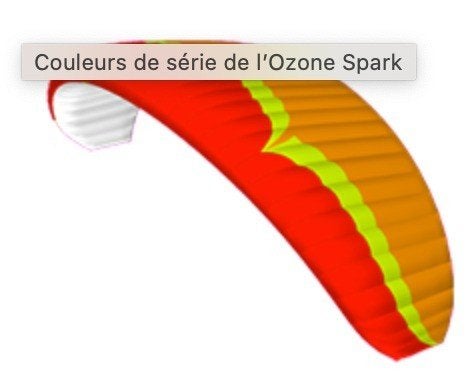 OZONE SPARK 2 – 27 m² – ÉTAT PROCHE DU NEUF, Sports & Fitness, Enlèvement, Paramoteur