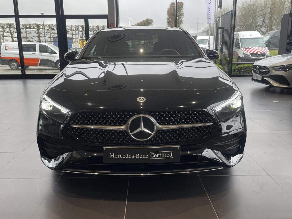 Mercedes-Benz A-Klasse 250 e AMG Line + LEDER + BURMESTER +, Auto's, Stof, Gebruikt, Euro 6, 4 cilinders