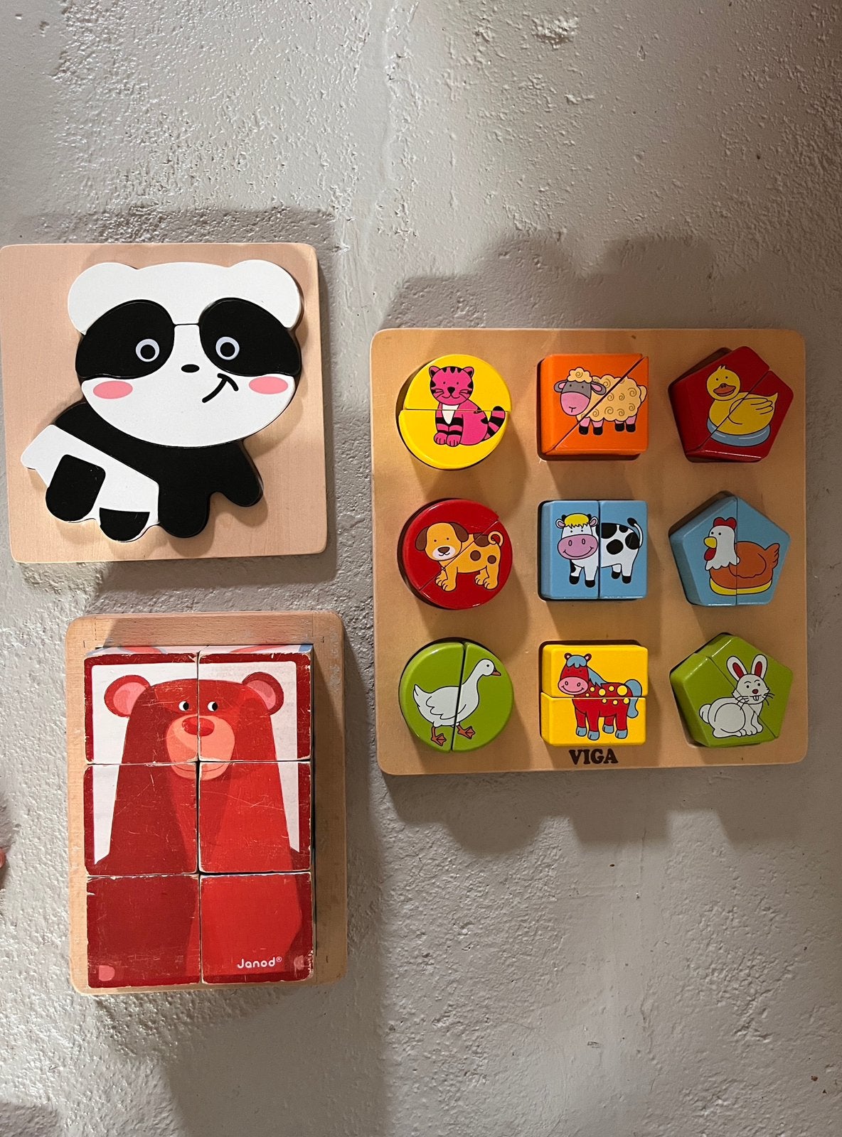 Set houten puzzels, Ophalen, Gebruikt