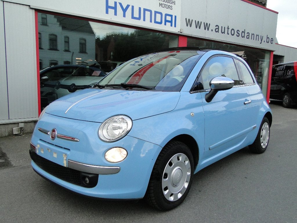 fiat 500 c sport, Auto's, Voorwielaandrijving, 4 cilinders, Cabriolet, Blauw