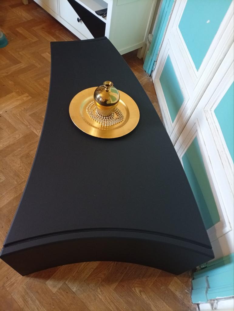Très belle table basse moderne couleur ardoisé mate, Maison & Meubles, Enlèvement