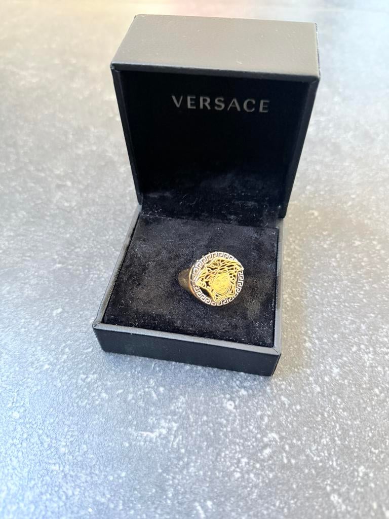 Bague Medusa Versace - taille 61 - comme neuve, Enlèvement ou Envoi, Comme neuf