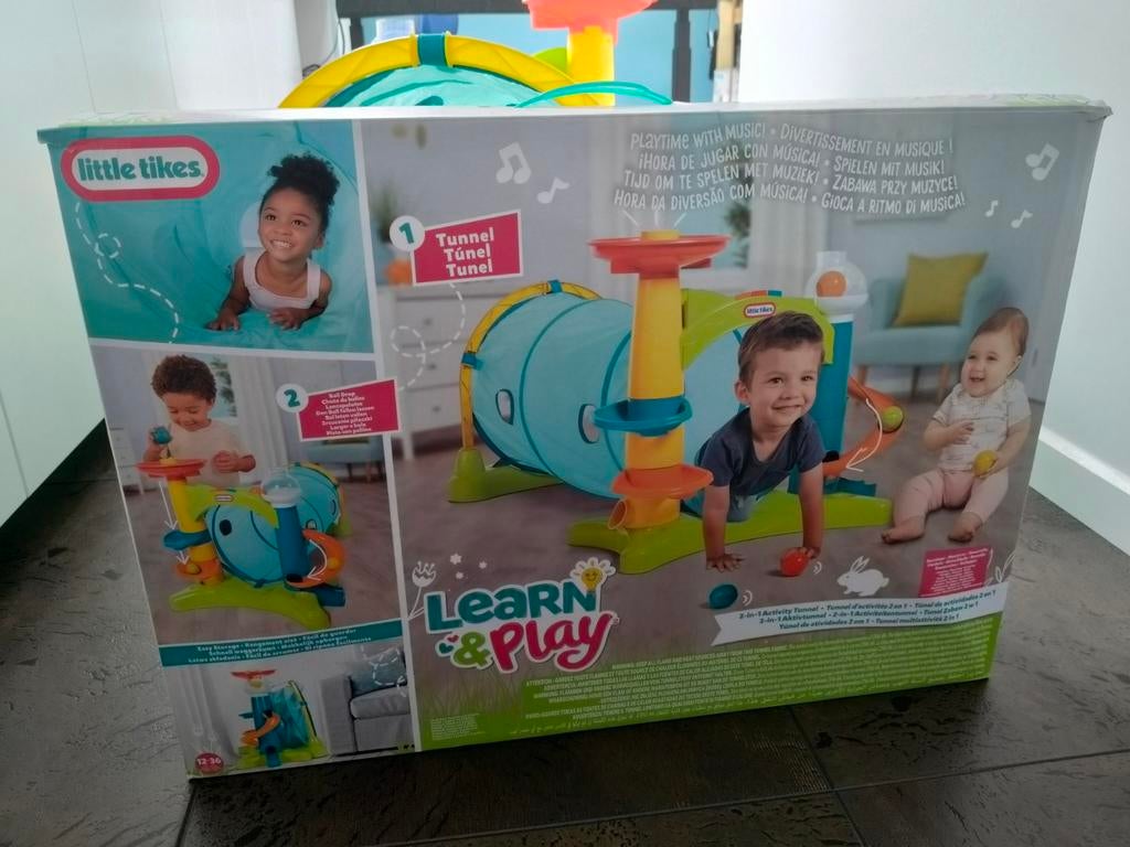 Little tikes ballenbaan met kruiptunnel, Ophalen