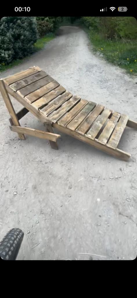 Mtb/bmx ramp, Tuin en Terras, Picknicktafels, Ophalen, Zo goed als nieuw, Hout