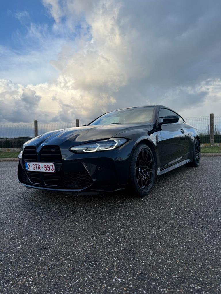 Bmw M4 competition M xdrive, Auto's, BMW, Automaat, 4 zetels, 2993 cc, Zwart