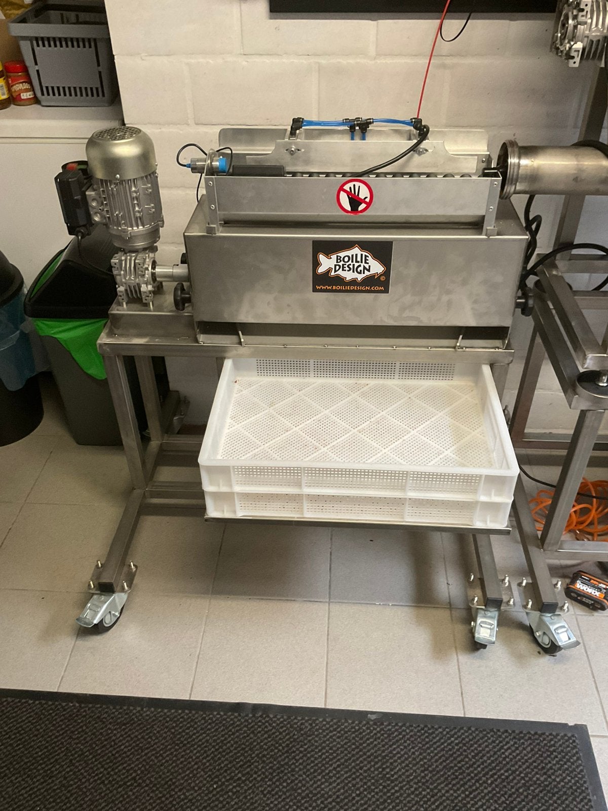Boiliemachine boiliedesign, Enlèvement