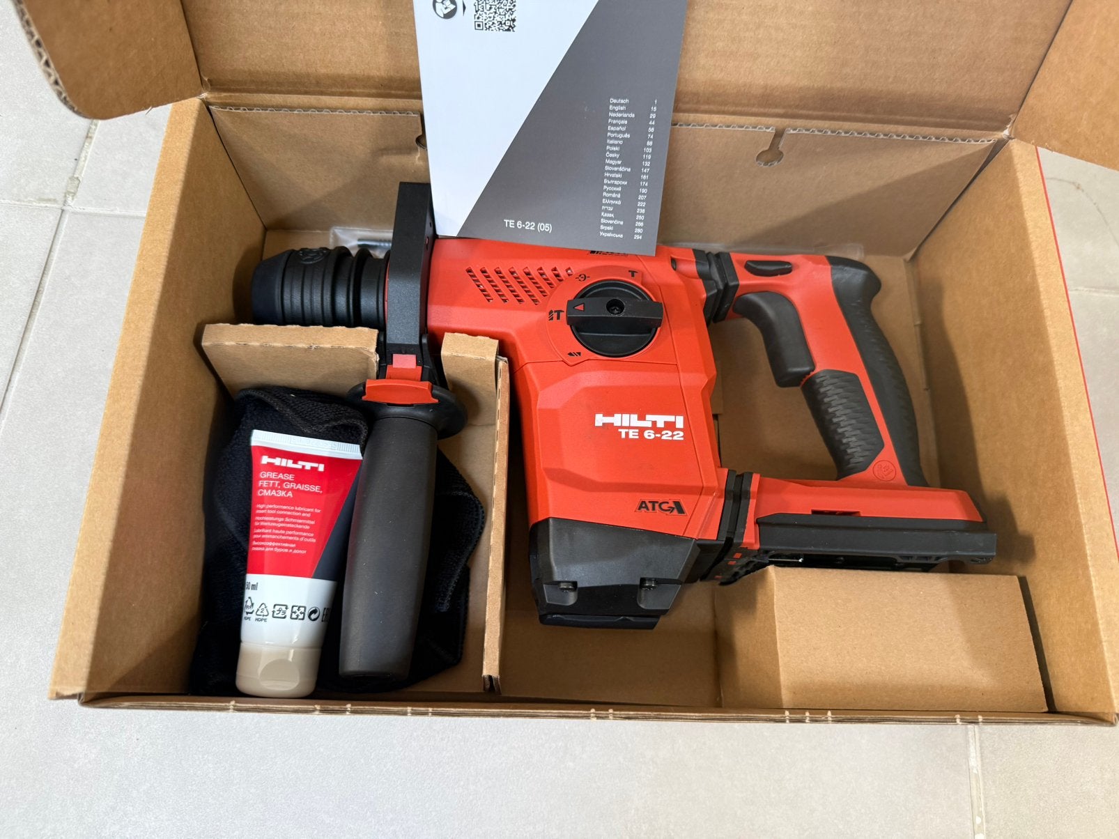 Hilti TE 6-22 SDS-Plus Accu Boorhamer (Nuron), Doe-het-zelf en Bouw, Gereedschap | Boormachines, Ophalen, Nieuw, Boor- en/of Breekhamer