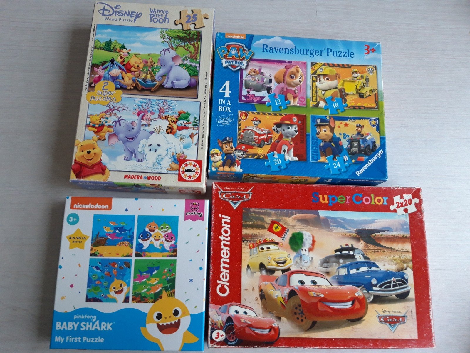 Puzzels 3+, Ophalen, 10 tot 50 stukjes