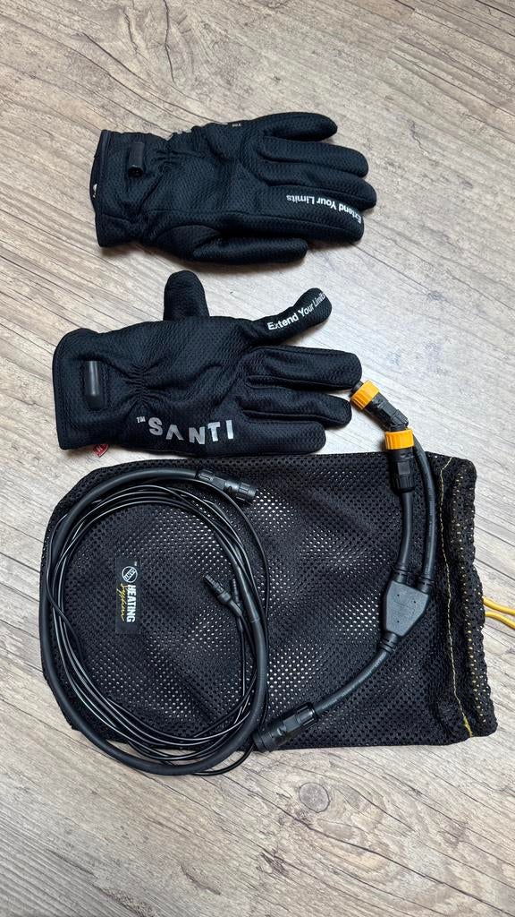 Santi heated gloves - S, Watersport en Boten, Duiken, Ophalen of Verzenden, Zo goed als nieuw