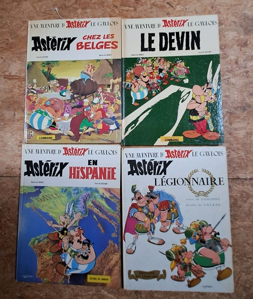 lot de quatres bd Asterix, Plusieurs BD, Enlèvement ou Envoi, Utilisé, Goscinny & Udezo