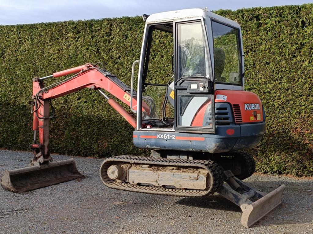 Kubota graafmachine 2680 KG, Ophalen, Graafmachine