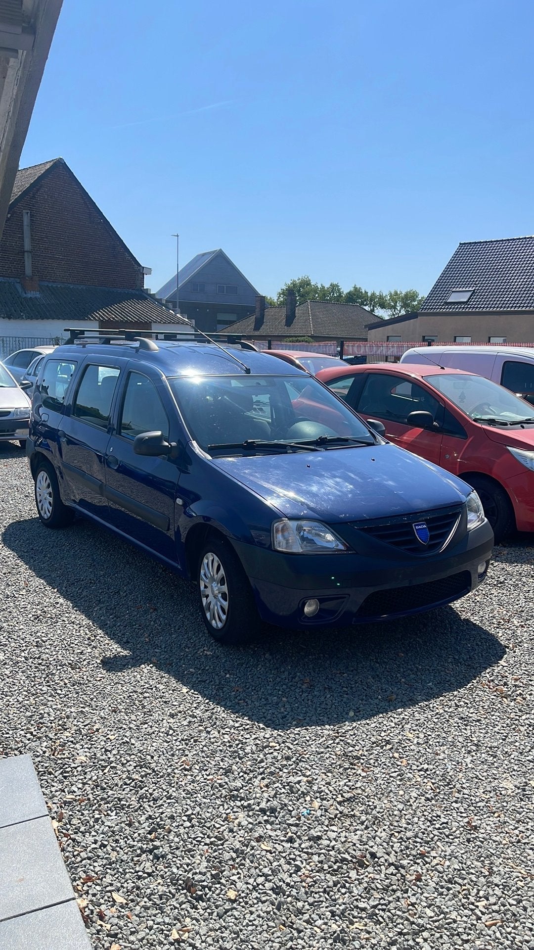 Dacia logan 1.6 benzine euro4 7 zitplaatsen, Autos, Dacia, Achat, Entreprise, Boîte manuelle, Noir