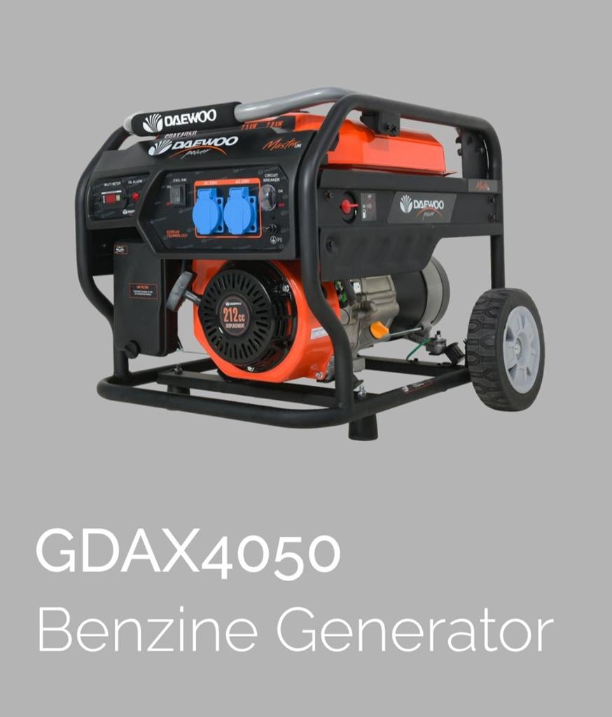 Nouveau groupe électrogène Daewoo GDAX4050, Bricolage & Construction, Générateurs, Enlèvement