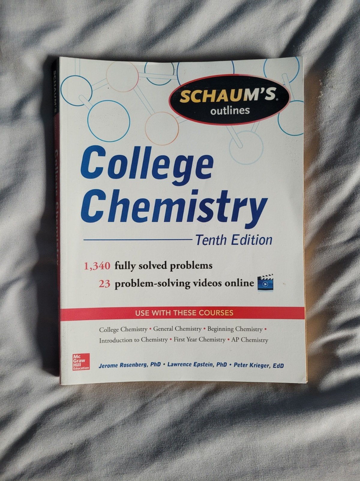 College Chemistry - Schaum's outlines, Livres, Enlèvement, Utilisé, Chimie