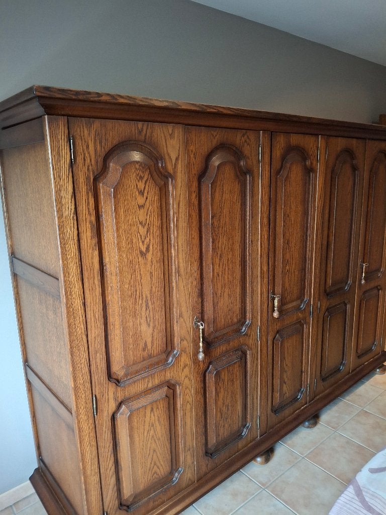 Eiken slaapkamer -, Ophalen, Gebruikt, Tweepersoons