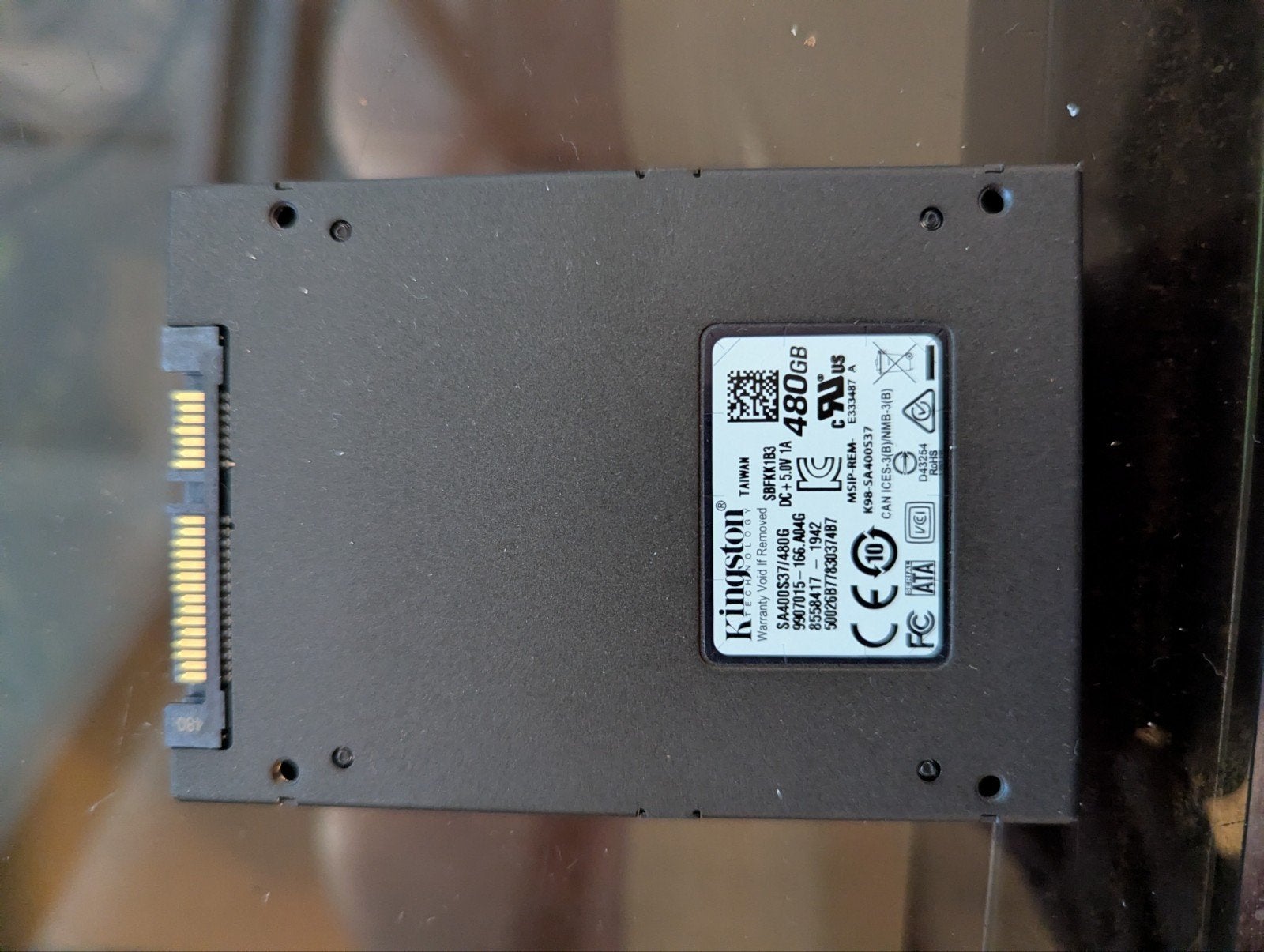 SSD Kingston 480gb, Computers en Software, Harde schijven, Ophalen, SSD