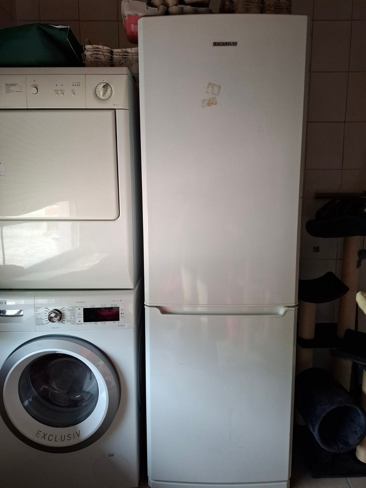 Combi frigo diepvries samsung, Elektronische apparatuur, Koelkasten en IJskasten, Ophalen