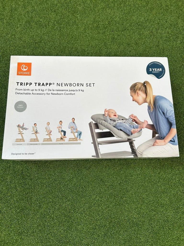 Stokke Tripp Trapp Newborn Set te koop, kleur grey., Kinderen en Baby's, Kinderstoelen, Ophalen, Zo goed als nieuw, Overige typen